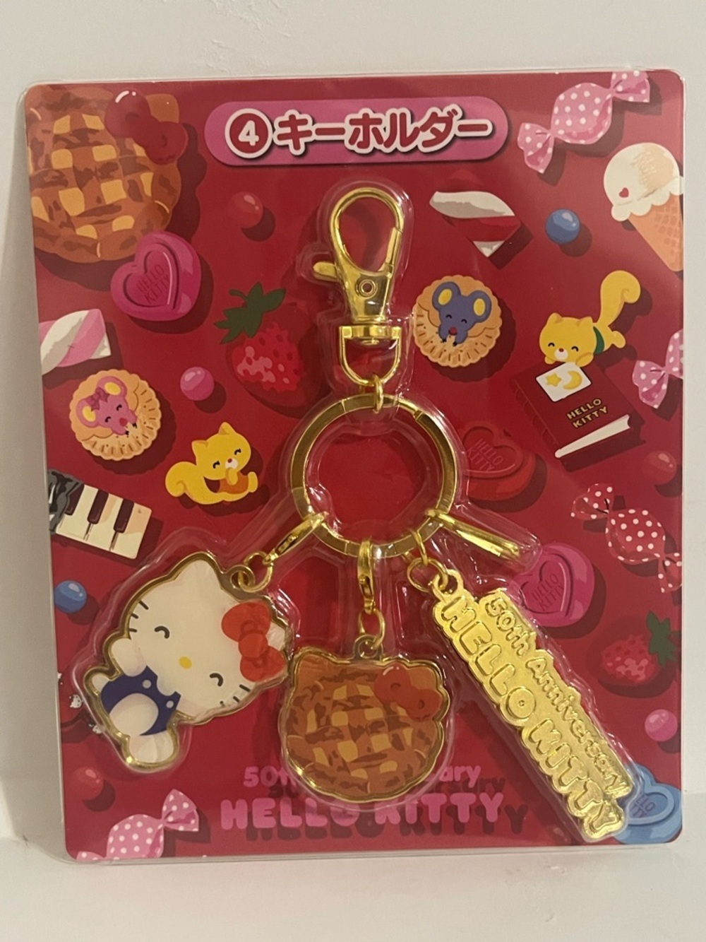 Hello Kitty 50th Anniversary Keychain - Picture 2 of 5